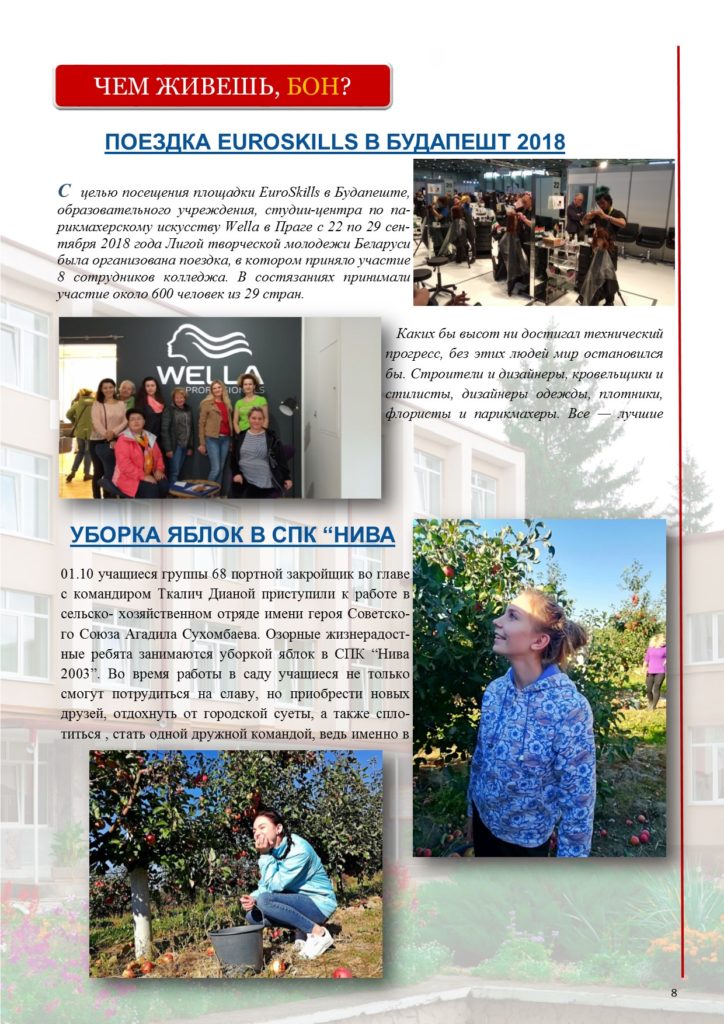 Газета колледжа ноябрь 2018.pub 2.pub8